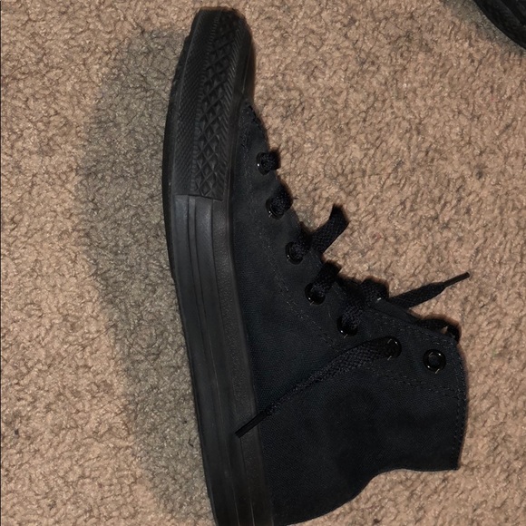 Black High Top Converse - Picture 2 of 4